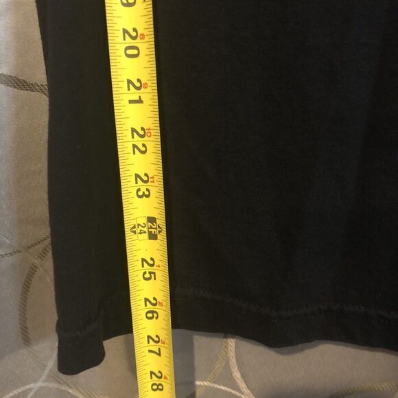 Lite M' Up Headphone Silhouette Medium T-Shirt Black Graphic Tee Men's - Picture 6 of 8